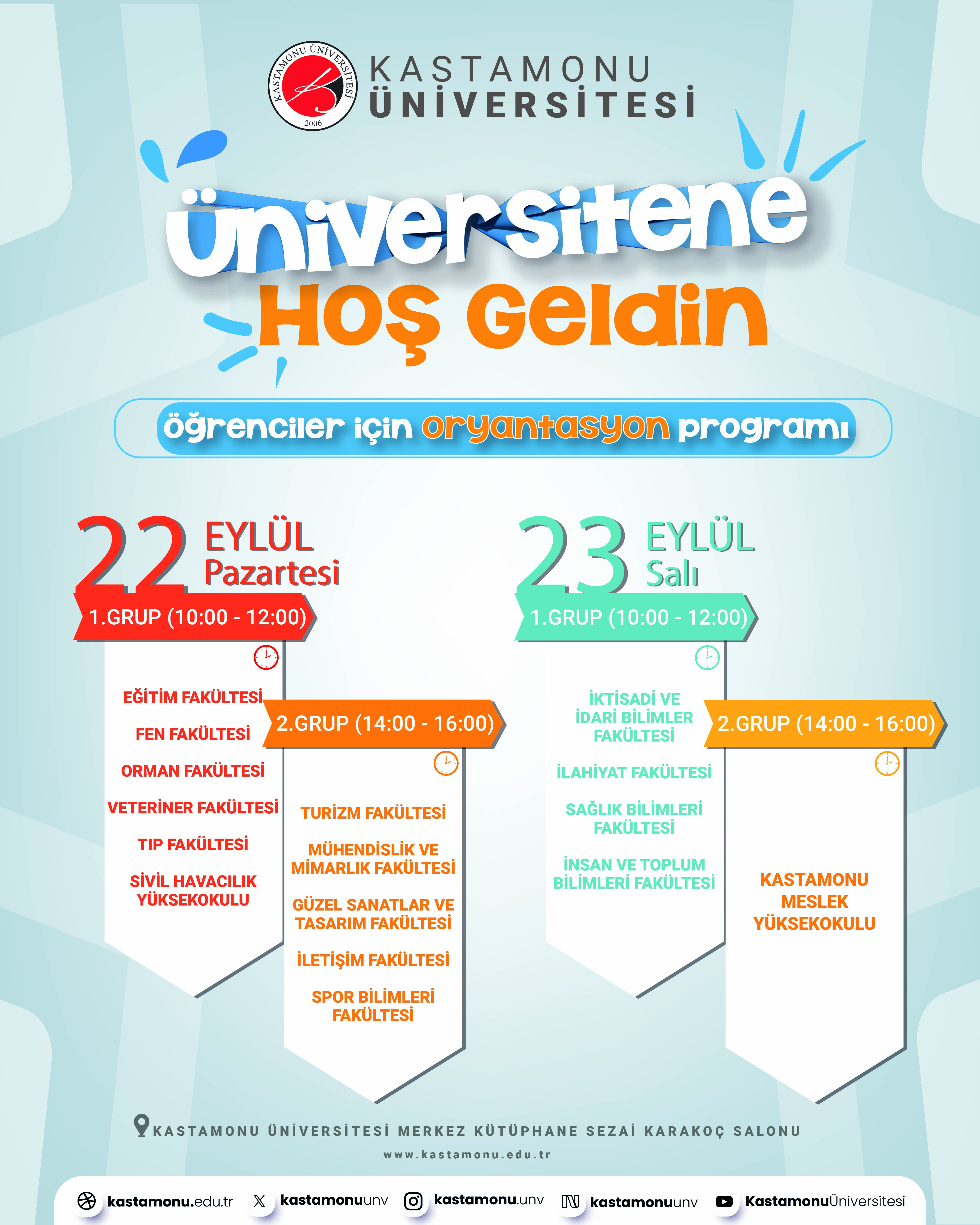 2025-2026 Eğitim Öğretim Yılı Merkezi Oryantasyon Programı